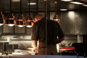 control de cocina en un restaurante