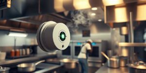 detector de humo para cocina profesional