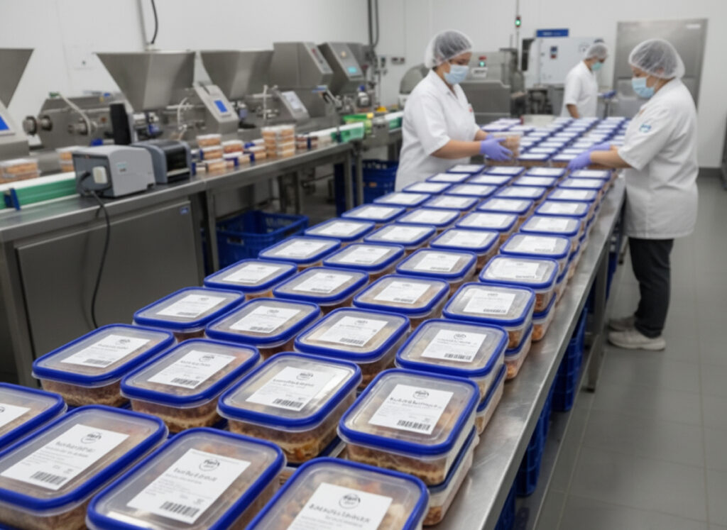 software etiquetado cocina central