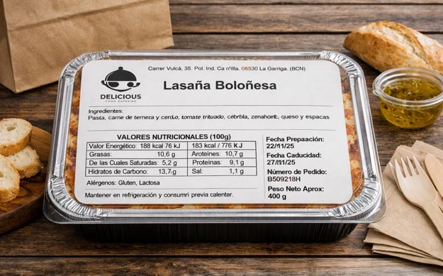 etiqueta alergenos en cocina