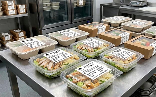etiquetas para productos delivery y take awat