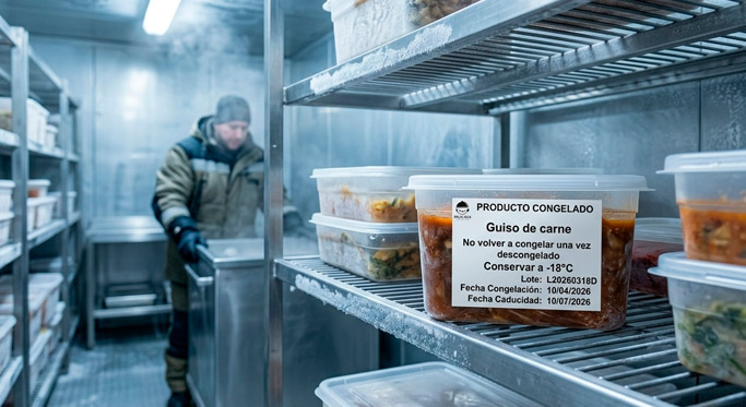 etiquetas inno4food congelacion restaurantes